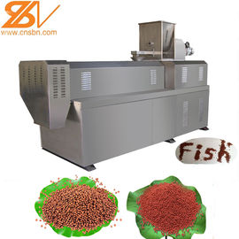 Linea di produzione del macchinario dell'espulsore dell'alimentazione del pesce dell'animale domestico di SLG65-III 100-160 kg/h