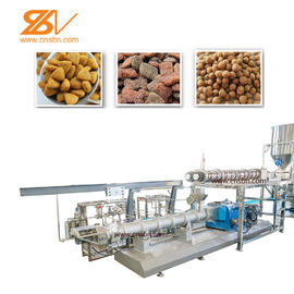 Linea di produzione automatica dell'espulsore dell'alimento per animali domestici motore di Siemens della macchina del cibo per cani