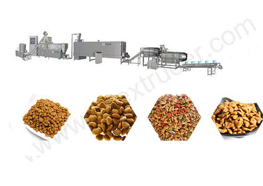 Linea di produzione asciutta del macchinario dell'espulsore dell'alimento per animali domestici di Kibble per il cane/gatto/pesce