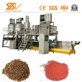 Dry Wet Type Floating Animal Feed Processing Equipment / Fish Feed Machine 1-5T/H