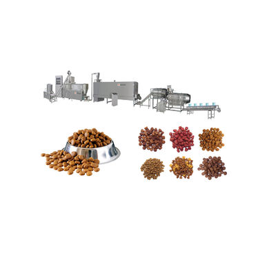 Macchina di produzione automatica di cibo per cani secco 500-600 kg/h