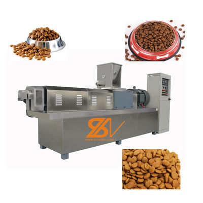 Siemens Motor Multi Functional Cat Food Production Line Acciaio inossidabile