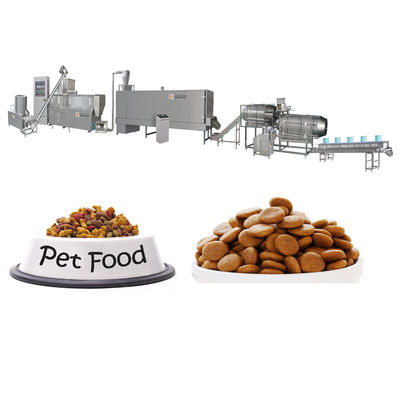 due viti Automatica 200-250 kg/h Macchina per alimenti secchi per animali domestici
