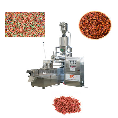 Macchina di lavorazione del mangime per pesci completamente automatica linea di estrussione 380v / 50hz tensione