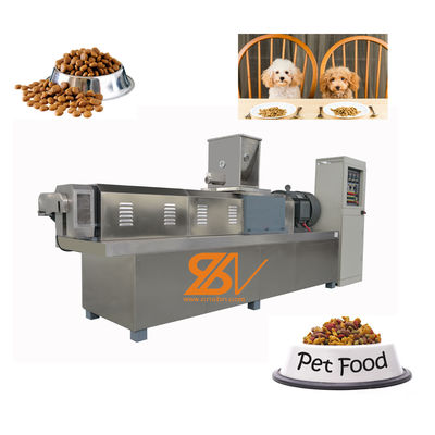 Linea di lavorazione automatica per l'estrusione di alimenti per cani