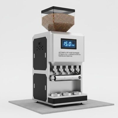 Dispenser automatico di cibo per animali domestici da 15 KW ottimizzato per 3-5 operatori che fornisce automazione dell'alimentazione