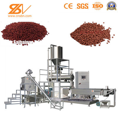 SLG135 Extruder per mangimi per pesci a doppia vite Macchina per la produzione di cibo per pesci