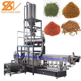 Macchina a pellet per mangimi per pesci galleggiante automatica a doppia vite, con capacità di 400-500 kg/h