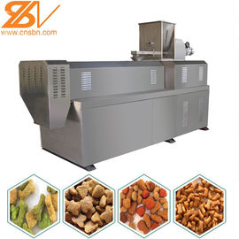Apparecchiature per l'estrusione di alimenti per animali da compagnia a doppia vite flessibili 200-250 kg/h