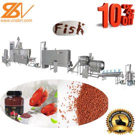 Macchina di lavorazione del mangime per pesci completamente automatica linea di estrussione 380v / 50hz tensione
