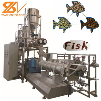 Linea di produzione di estrusori automatici per la produzione di mangimi per pesci con tecnologia avanzata