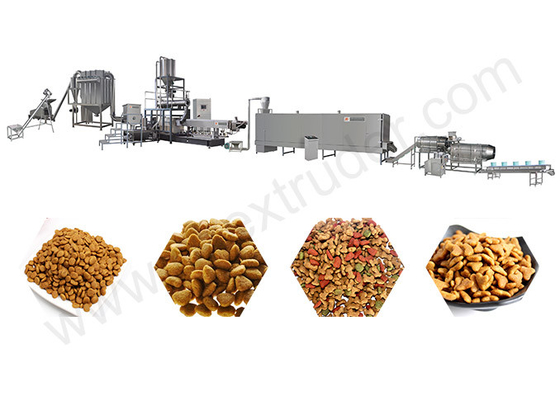 Linea di produzione completa di mangime per pesci in acciaio inossidabile 200-300 Kg/h