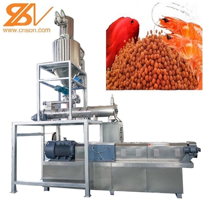 Linea di produzione di estrusori automatici per la produzione di mangimi per pesci con tecnologia avanzata