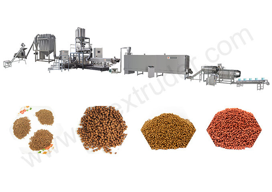 Linea di produzione di mangimi per gamberetti di pesce secco completamente automatica con motore Siemens