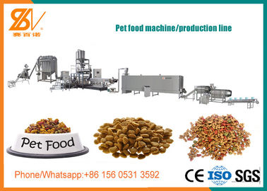 Industrial Animal Feed Pet Food Production Line Stainless Steel 304