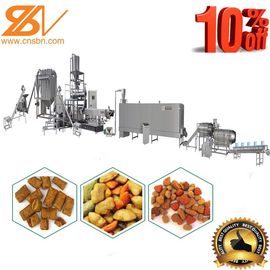 Linea di produzione asciutta del macchinario della macchina dell'espulsore del mangime per pesci di Kibble 100-160 kg/h