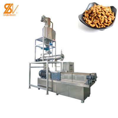 Linea di produzione espelsa asciutta d'acciaio del cibo per cani 110kw di Staineless