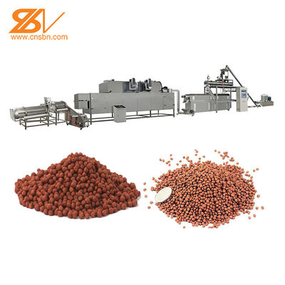 Linea di produzione di galleggiamento dell'alimentazione del pesce SS201 200-260 Kg/Hr completamente continua