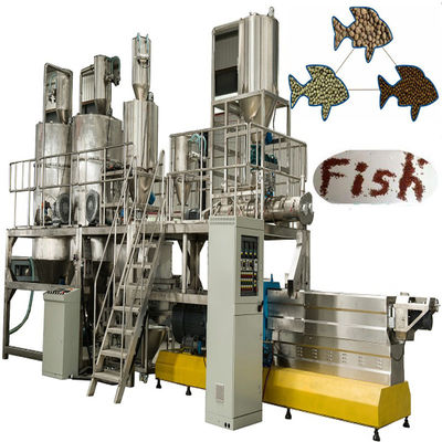 Pallina di galleggiamento gemellata dell'alimentazione del pesce della vite 2TPH che fa energia di elettricità della macchina