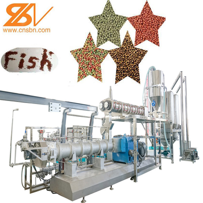 macchinario di galleggiamento & d'affondamento dell'alimentazione acquatica 1-4t/H del pesce di lavorazione degli alimenti